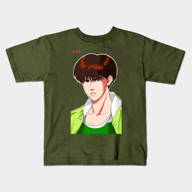 Kenji Fujima Kids T-Shirt by MaJoShoujo